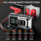 Jump Starter with Air Compressor, 6000A Car Battery Jump Starter, 150PSI Tire - Image 6
