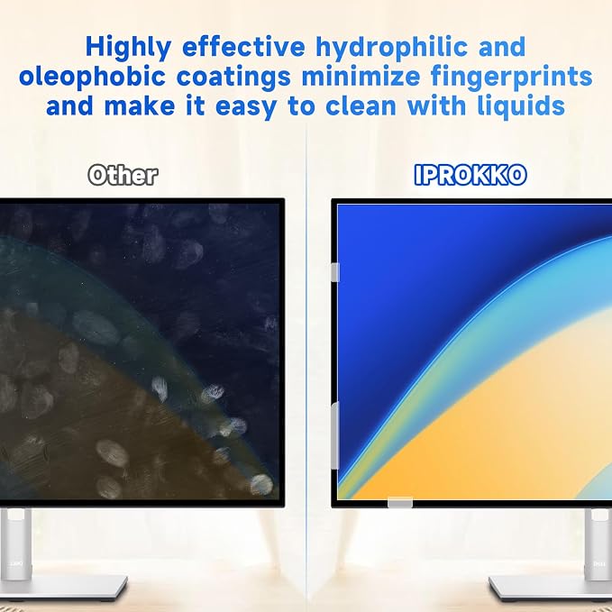 IPROKKO 【2 Pack】 23.8 inch Anti-Blue Light Monitor Screen Protector - Image 7