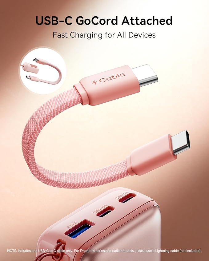 INIU Portable Charger, Ultra Mini 10000mAh 45W Fast Charging Power Bank - Image 6