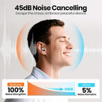 Ear Plugs for Sleeping Noise Cancelling, 45dB Reusable Silicone Ear Plugs for - Image 2