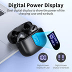 TAGRY Bluetooth Headphones True Wireless Earbuds 60H Playback LED Power Display - Image 2