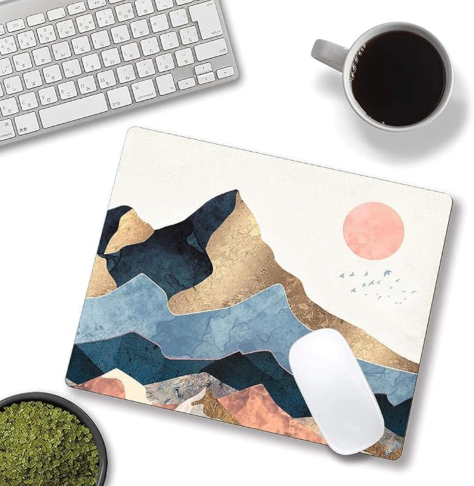 Mountain Mouse Pad, Natural Art Mouse Pad, Mouse Mat Square Waterproof Mouse - Image 4