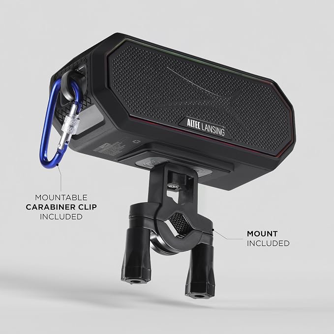 Altec Lansing Magnetic Bluetooth Speaker HYDRAJOLT 2.0, Waterproof IP67 - Image 5
