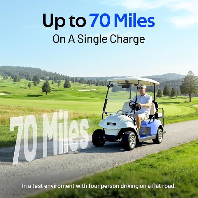 48V 105Ah LiFePO4 Lithium Golf Cart Battery - Image 2