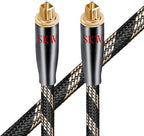 SKW Optical Digital Audio Toslink Cable Home Theater Fiber Optic Male to Male by SKW