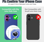 AGVEE 3+3 6 Pack for iPhone 16 6.1" / 16 Plus 6.7" Camera Lens Cover Protector - Image 3