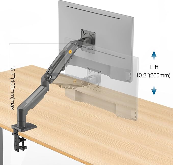 NB North Bayou Monitor Mount, Fits 17-30" or Bigger Computer Monitors, - Image 4