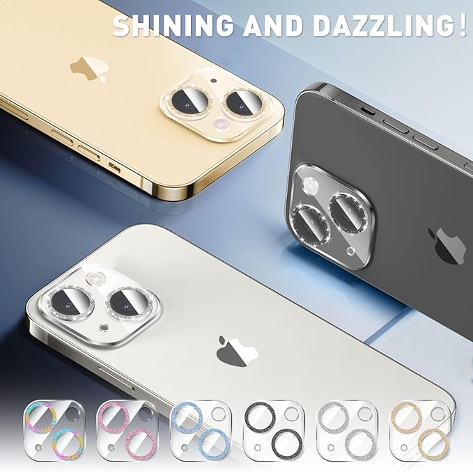 LucBuy 3PCS Sparkling Camera Lens Protector - Image 5