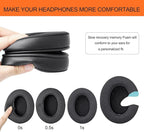 GVOEARS Replacement Earpads for Audio Technica ATH M50X/M40X/M30, HyperX - Image 4
