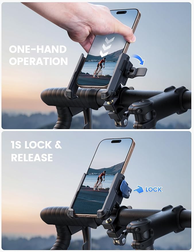 Lamicall Motorcycle Bike Phone Mount - Image 3