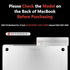 MEEgoodo Case for MacBook Pro 13 inch Case 2022 2021 2020 New A2338 M2/M1 A2251 - Image 2