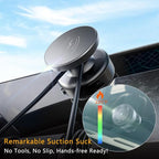 for MagSafe Car Mount Charger, 15W Fast Wireless Charger Suction Car Phone - Image 4