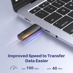 JOIOT 512GB USB C Flash Drive Dual USB 3.0 Flash Drive Type C + USB A Portable - Image 2
