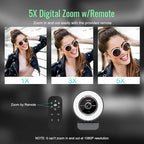 Angetube Streaming Webcam with Microphone: 1080P 60FPS USB Web Cam with Ring - Image 5