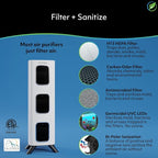Air Oasis iAdapt 2.0 H13 HEPA Filter Air Purifier | Whole Home Healthy Air - Image 6