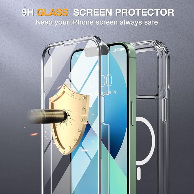 Miracase Glass Series Designed for iPhone 13 Case 6.1 inch, 2023 Upgrade - Image 6