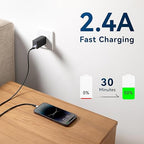 Extra Long iPhone Charger Cord 15FT 2Pack, Apple MFi Certified USB A to - Image 3