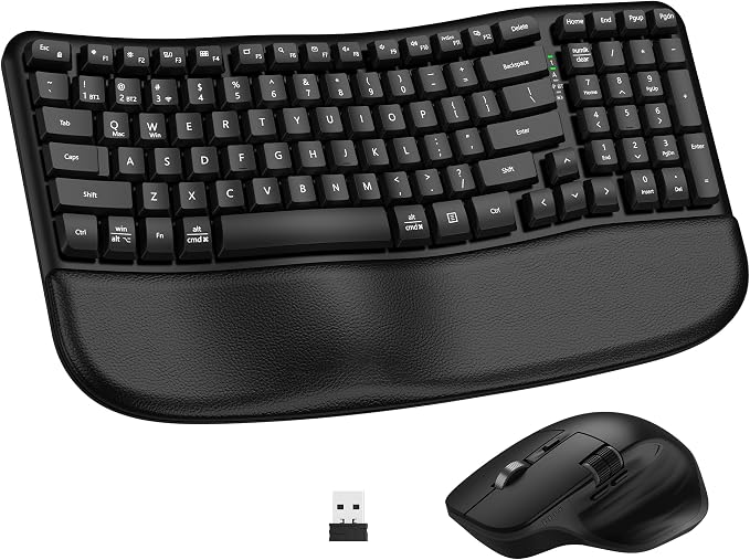 Ergonomic Keyboard and Mouse Combo by EDJO