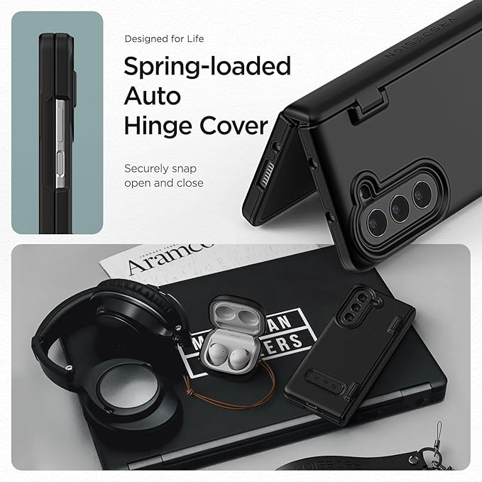 VRS DESIGN Phone Case for Galaxy Z Fold 5 5G, Premium Modern Neat Style Case - Image 3