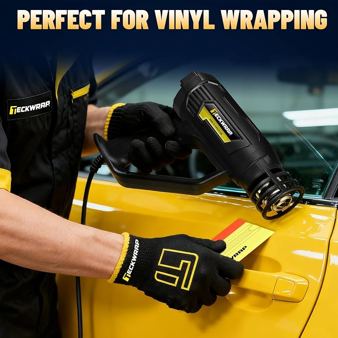 TECKWRAP Heat Gun 2000W with LCD Display, Adjustable Hot Air Gun - Image 6