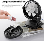 Shinebella AA Battery Powered Clip on Fan - Image 3