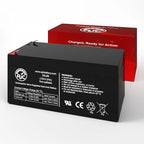 AJC Battery Compatible with APC Back-UPS ES350 12V 3.2Ah UPS Battery - Image 2