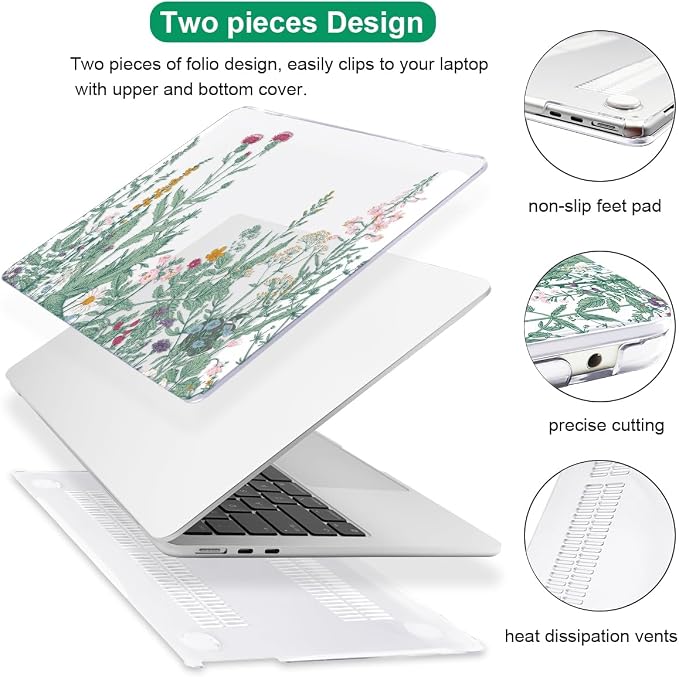 Compatible for MacBook Air 13.6 inch Case M4 M3 M2 2025 2024-2022 Release Model - Image 3