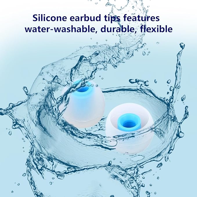 Silicone Replacement Earbud Tips Earbud Covers Ear Tips Fit - Image 5