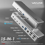 Thunderbolt 4 Dock, WAVLINK Docking Station - Image 2