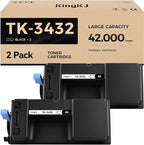TK-3432 TK3432 Toner Cartridge Black 2-Pack High Yield by KingKJInkToner