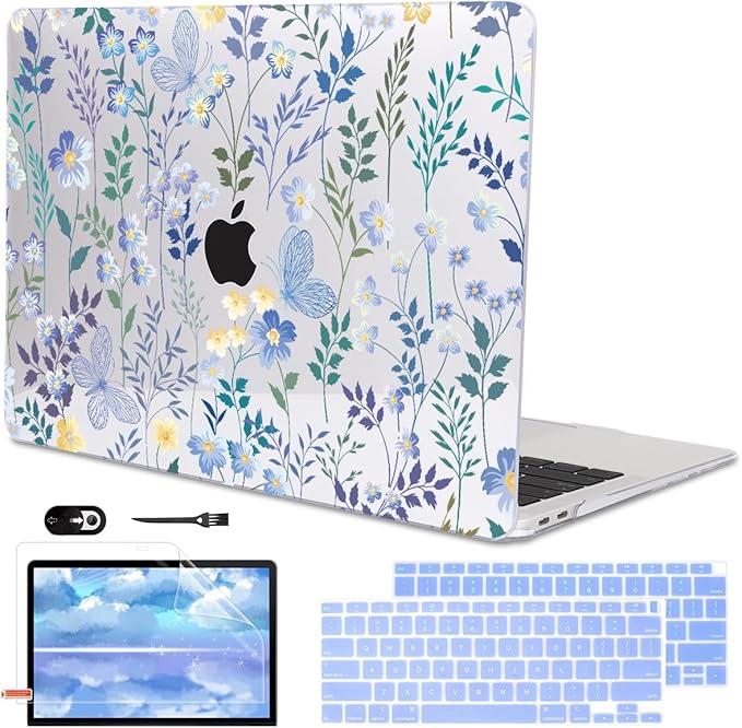 Compatible with 2021 2020 MacBook Air 13 inch Case M1 A2337 A2179 A1932 2018 by LCMOCICO