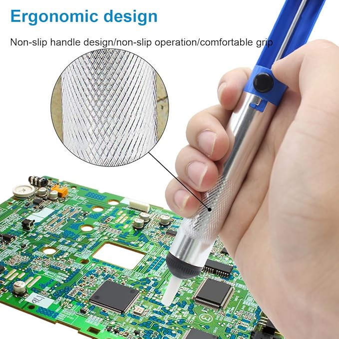 Soldering Iron Kit 60W with Interchangeable Iron Tips, Solder Tube, Welding Wire - Image 4