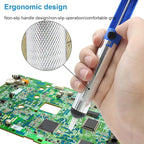 Soldering Iron Kit 60W with Interchangeable Iron Tips, Solder Tube, Welding Wire - Image 4