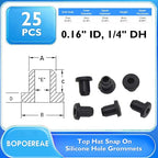 25 Pcs 1/4" Drill Hole, 3/16" ID Silicone Rubber Grommets - Image 9