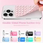 2PCS Silicone Suction Cup Phone Case Mount Double Sided, Hands-Free Phone - Image 4
