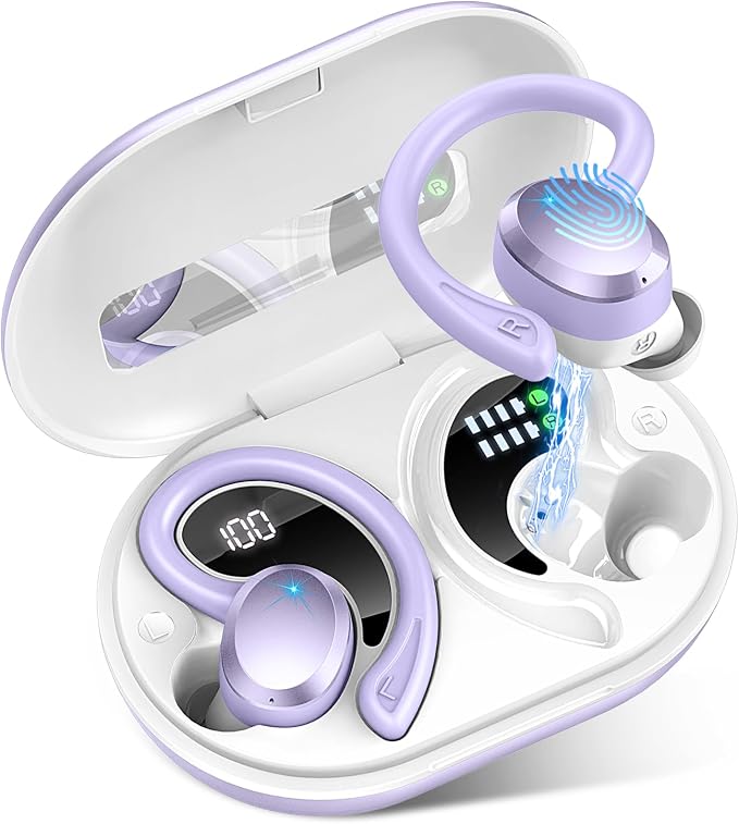 Wireless Earbud, 48H Running Wireless Earphones by Ltinist