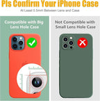 AGVEE 3+3 6 Pack for iPhone 14 Pro/Pro Max, Bling Diamond & Glitter Metal Ring - Image 3