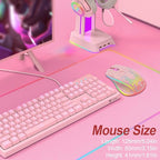 VEGCOO Wireless Gaming Mouse, C30 Silent Click Wireless Rechargeable Gaming - Image 7