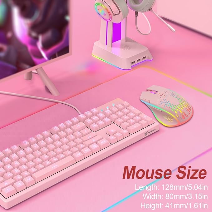 VEGCOO Wireless Gaming Mouse, C30 Silent Click Wireless Rechargeable Gaming - Image 7