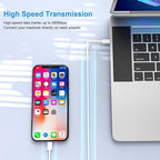3Pack iPhone Fast Charger, 10FT iPhone Charger Fast Charging USB C to Lightning - Image 6