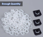 150PCS Rubber O Ring Switch Dampeners Damper - Image 4