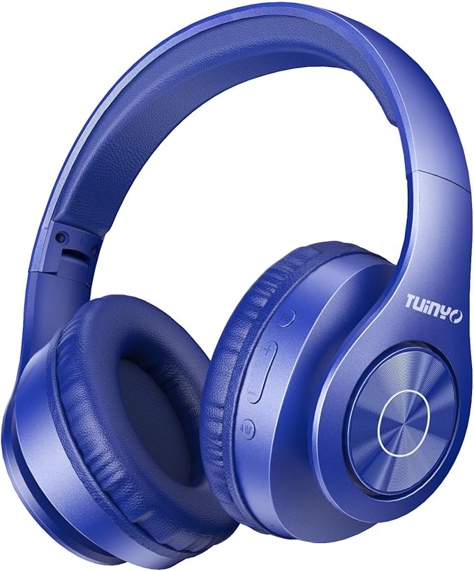 TUINYO Bluetooth Headphones Wireless, Over Ear Stereo Wireless Headset 40H by TUINYO
