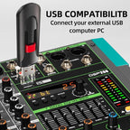 Depusheng PA16 Professional Audio Mixer Sound Board Console Desk System - Image 6