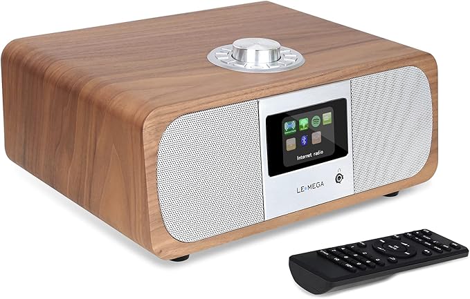 LEMEGA M3P WiFi Internet Radio, FM Digital Radio, Spotify Connect, Stereo Sound by LEMEGA