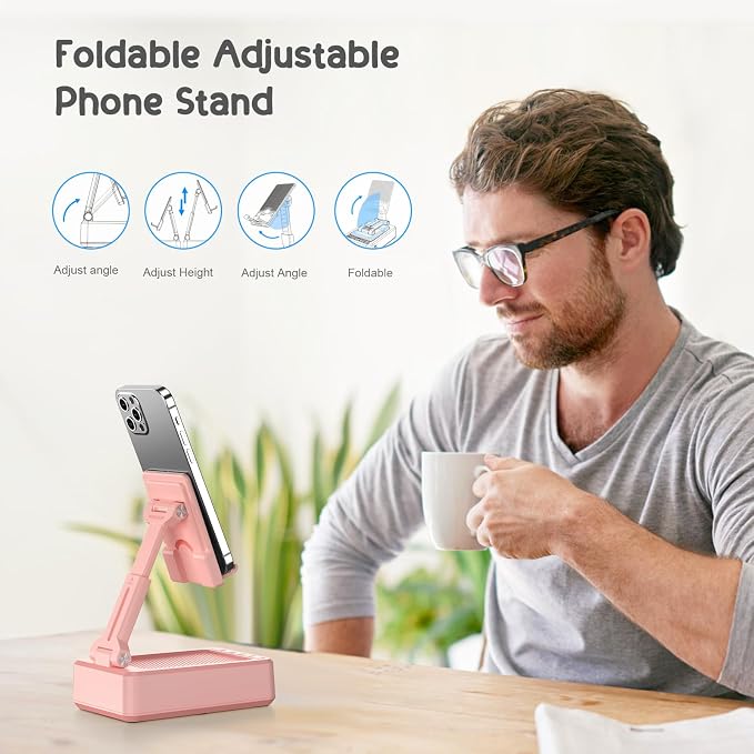 TechGlow Gifts for Men Women Foldable Cellphone Stand - Image 4