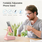 TechGlow Gifts for Men Women Foldable Cellphone Stand - Image 4