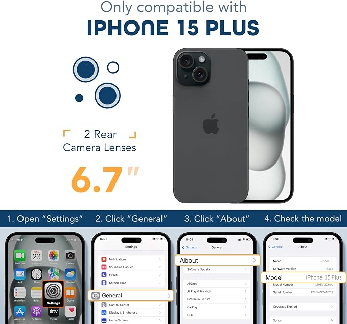 Magnetic for iPhone 15 Plus Case, Compatible - Image 8
