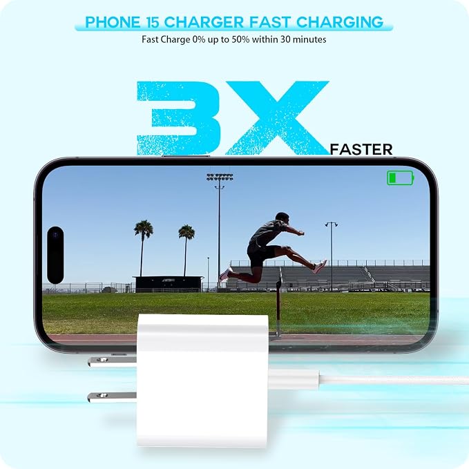 Fast Charger for iPhone 16 15, iPad Pro 12.9/11inch - Image 4
