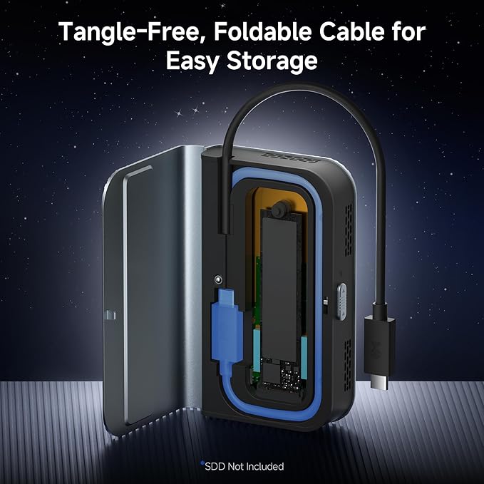 Cable Matters 40Gbps Portable USB4 / Thunderbolt 4 SSD Enclosure - Image 2