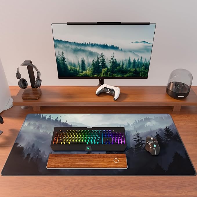 KTRIO Large Gaming Mouse Pad Desk Mat, Superior Micro-Weave Cloth, Non-Slip - Image 6